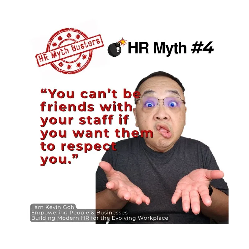 🧨 Myth #4: “𝗬𝗼𝘂 𝗰𝗮𝗻’𝘁 𝗯𝗲 𝗳𝗿𝗶𝗲𝗻𝗱𝘀 𝘄𝗶𝘁𝗵 𝘆𝗼𝘂𝗿 𝘀𝘁𝗮𝗳𝗳...“