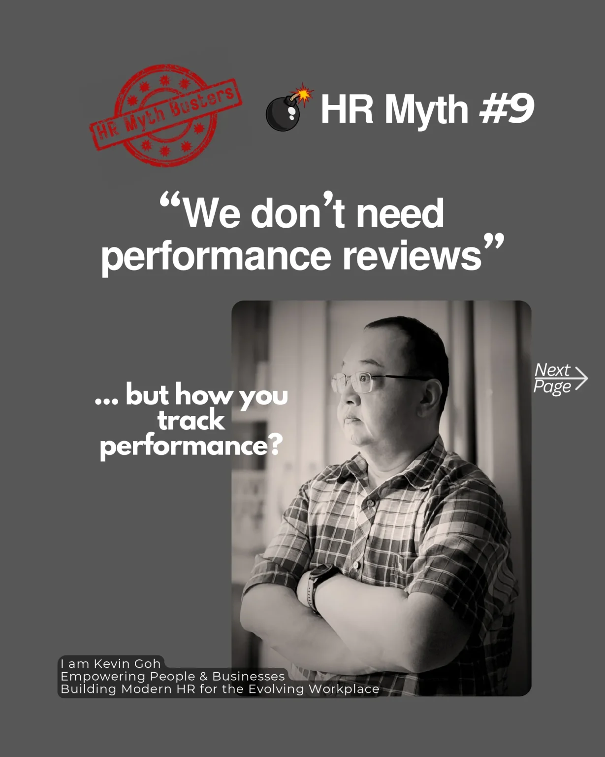 HR Myth #9: "We don't need performance reviews. We give feedback all the time."