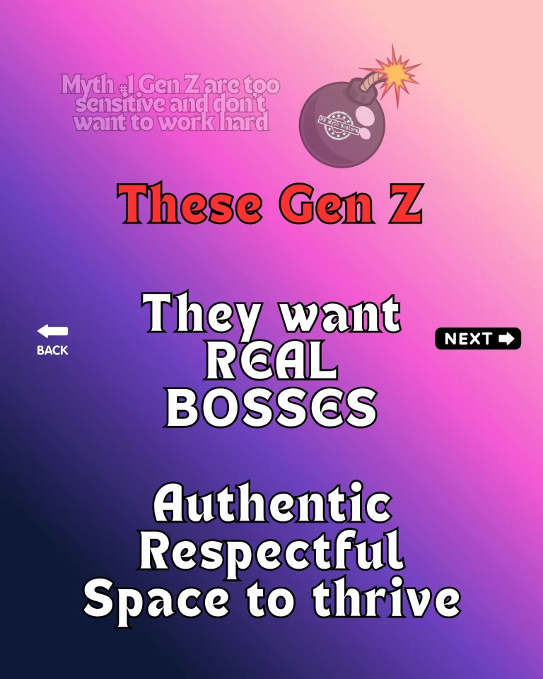 HR Myth #16 : "Gen Z are too sensitive and don't want to work hard."