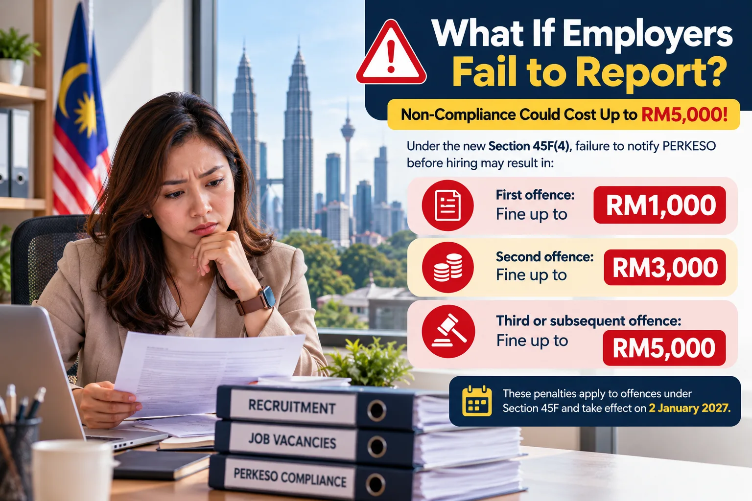 New PERKESO Job Vacancy Reporting Rules: What Malaysian Employers Need to Know Before 2027